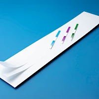 lateral flow backing card blue