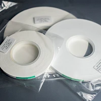 Lateral flow sample filtration pad rolls packages